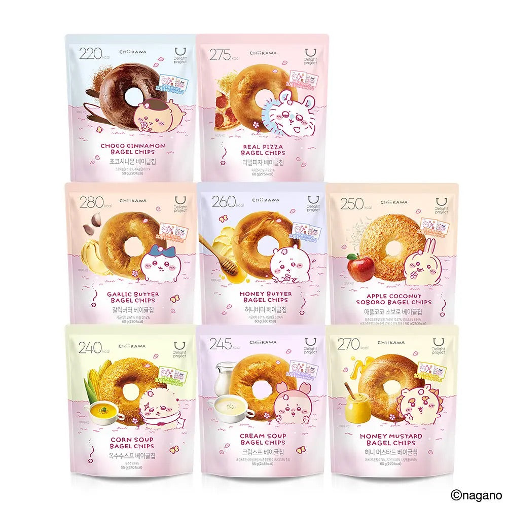 送Size UP特大號貼紙【限定聯名】Delight Project x Chiikawa貝果餅乾 🥯 8款任選✨