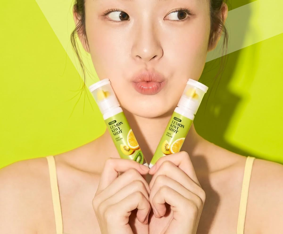 🍋 喝出水光透亮肌！韓國 Latib 檸檬奇異果爆水美白飲✨