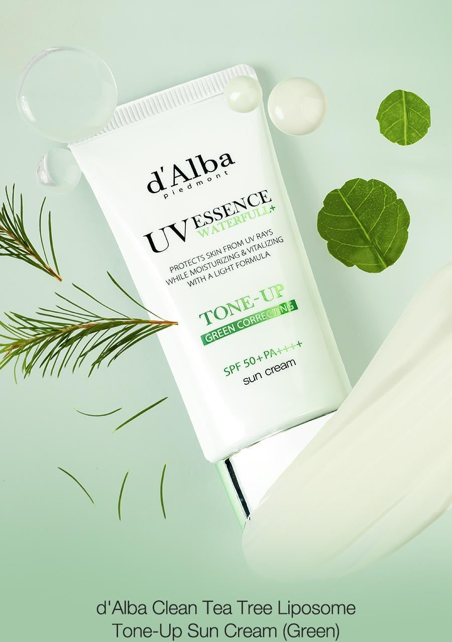 1+1裝✨Dalba 抗敏去紅精華防曬底霜Dalba UV Essence Waterfull Tone Up Sun Cream SPF50+ PA++++