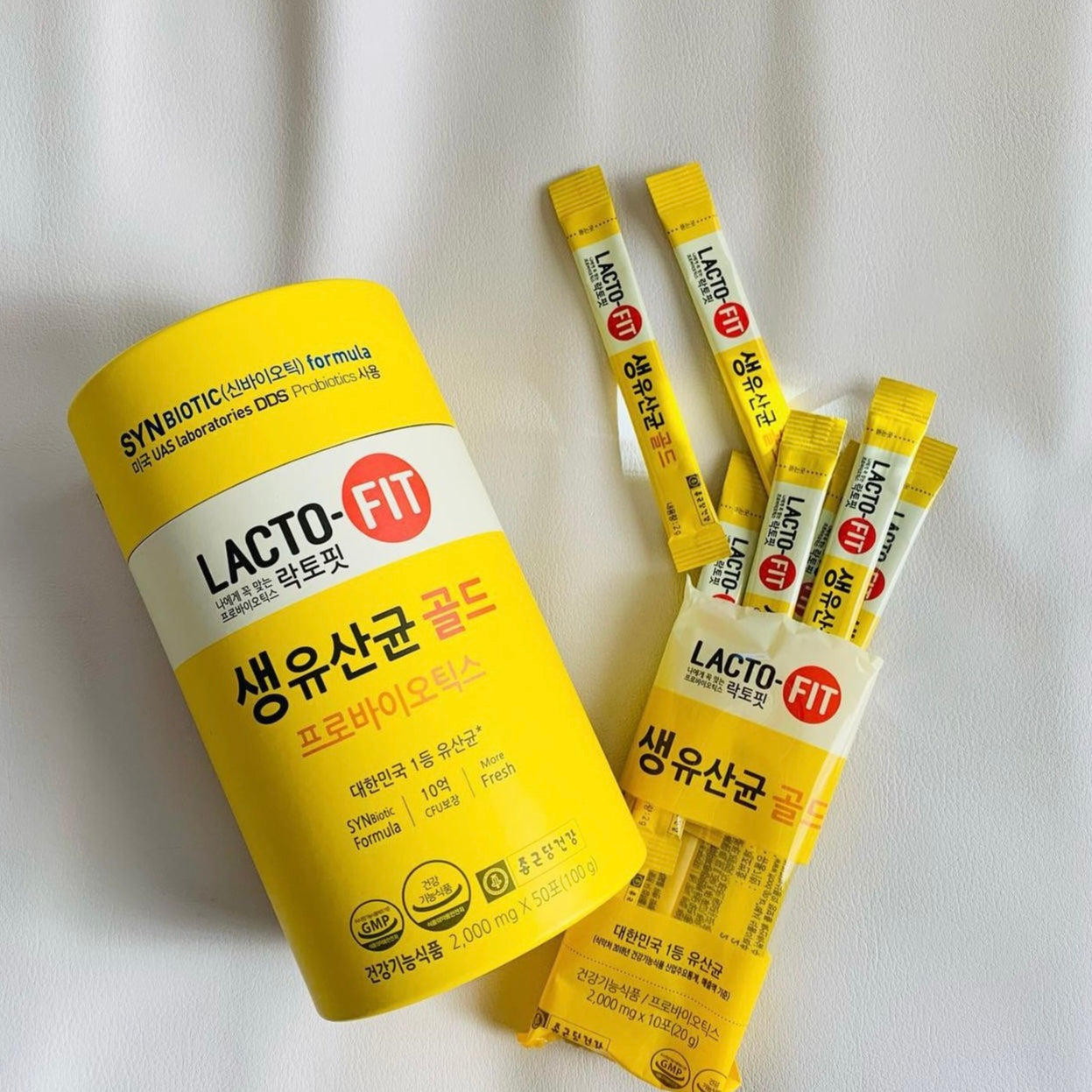 韓國最大益生菌製造商💛LACTO FIT 鍾根堂 5X黃金乳酸益生菌| 韓國全國銷量No.1🥇