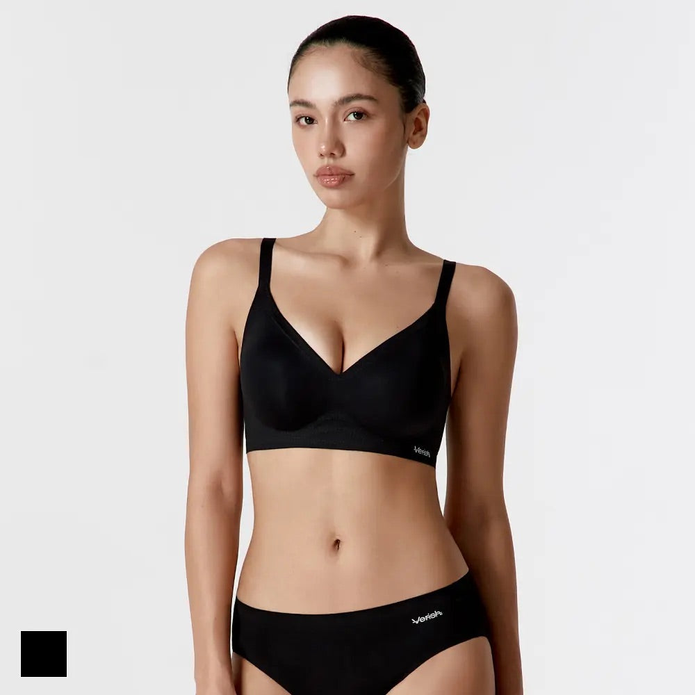 Jennie 同款🔥Verish Cool Fit Bra Volume Fit 輕盈集中無鋼圈內衣| Jennie 包色的無鋼圈內衣
