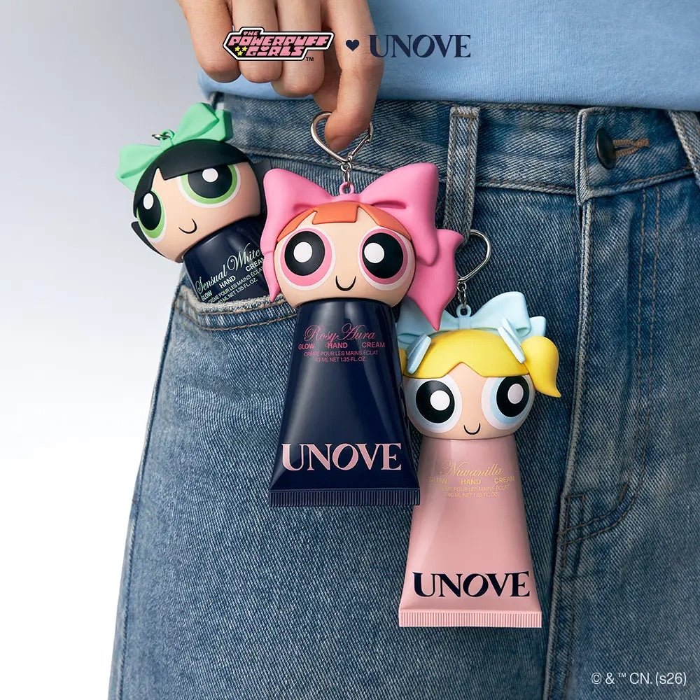 送飛天小女警匙扣帽蓋✨Unove Glow Hand Cream 香氛光感護手霜🪽