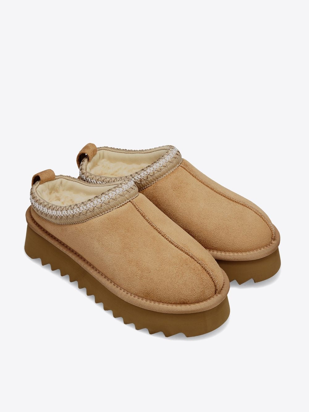 冬季保暖不臃腫🔥 韓國品牌SHOOPEN 鯊魚底暖絨厚底套腳鞋| 冬日OOTD必備💫