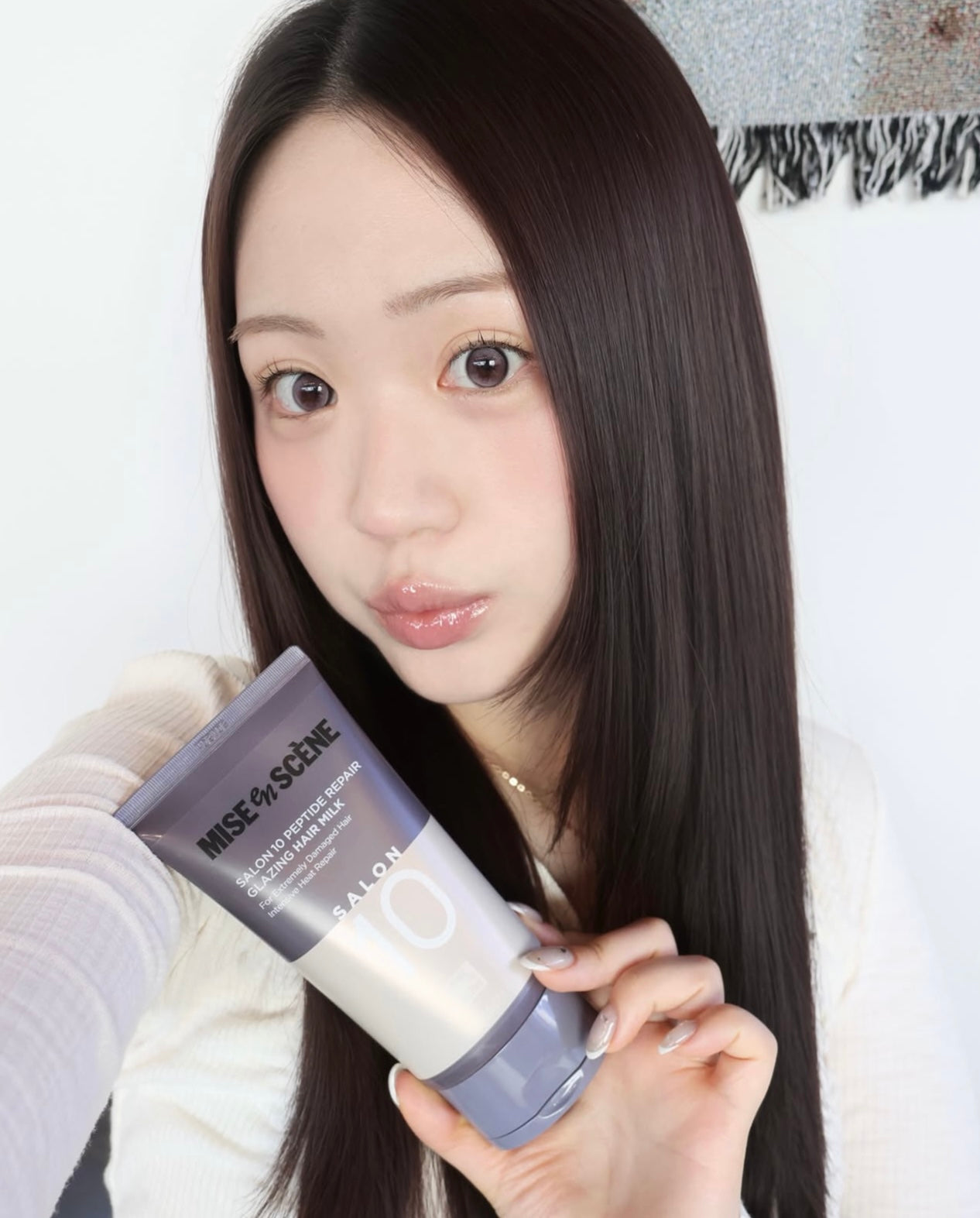 送專業沙龍氣墊梳✨秀髮的「醫美級」微整術！全新 Mise En Scene沙龍10重胜肽修護免洗護髮乳💜