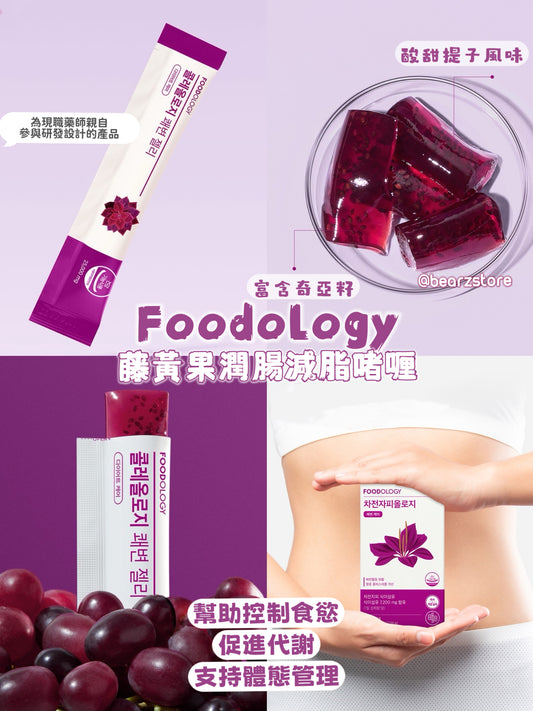 兼顧體態管理與排便⭐️Foodology Coleology Bowel Movement Jelly藤黃果潤腸減脂啫喱💜