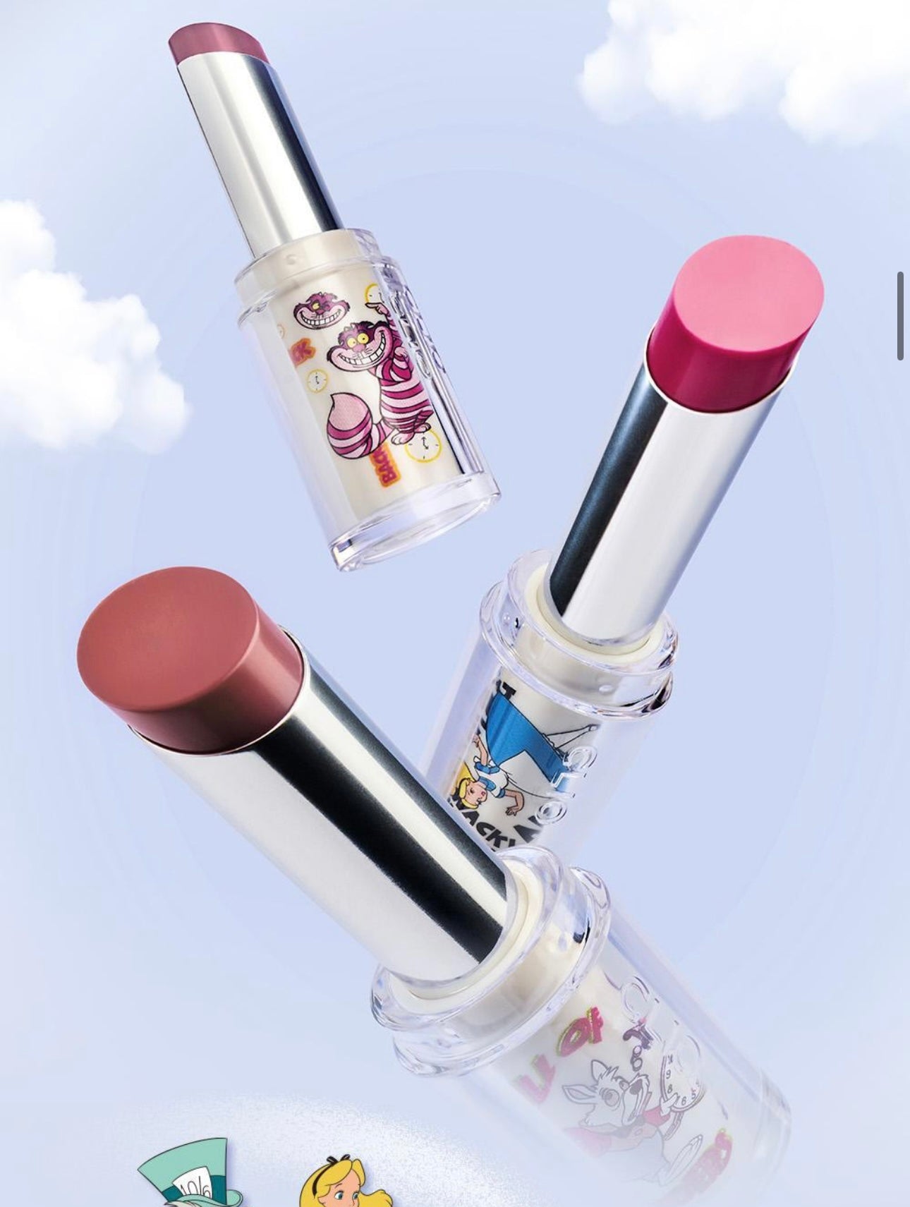 Clio x Alice In Wonderland Crystal Glam Balm水潤唇膏 | New 3 Colors💖