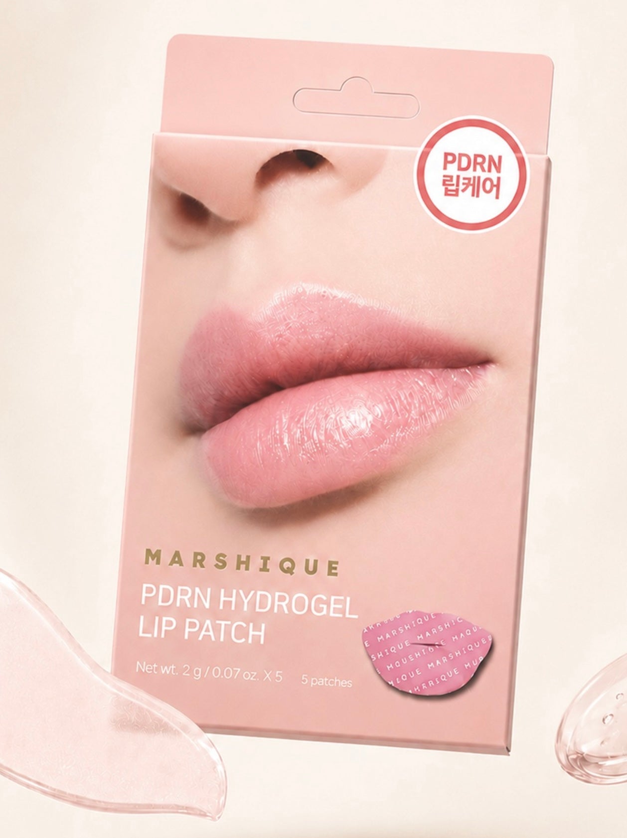 Marshique 醫美級 PDRN 水凝膠時光逆齡唇膜🫦 Marshique PDRN Hydrogel Lip Patch✨