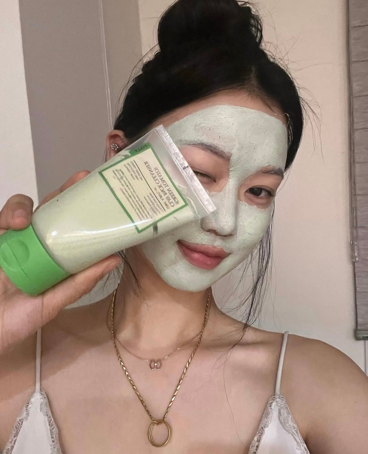 洗面+泥膜2合1💫FULLY & Green Tomato Clay Pack Cleanser綠蕃茄泥膜潔面泥膜🍅 💚