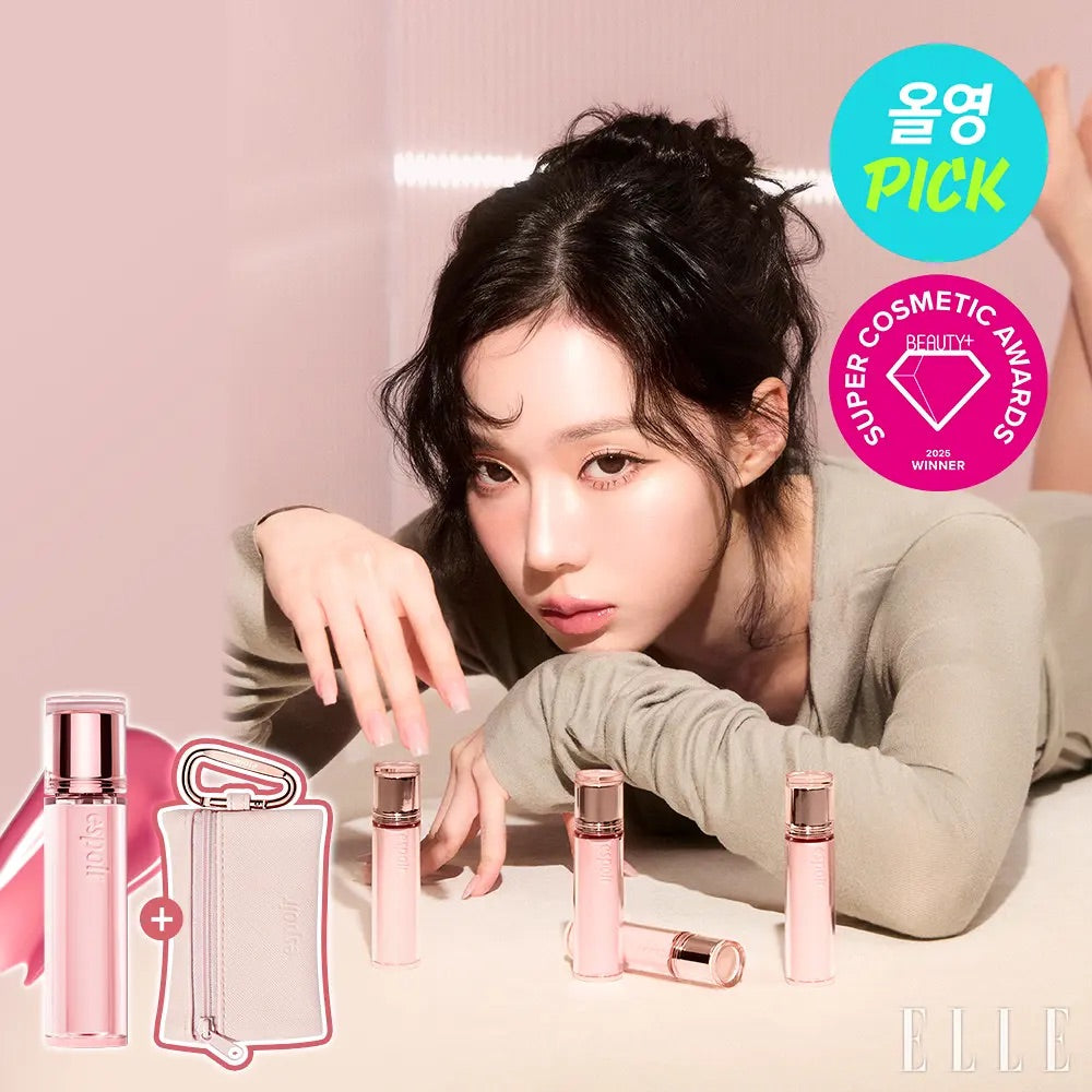 最新色號💖 送化妝包 Espoir Couture Lip Tint Glaze Roselight 柔潤中性玫瑰調唇釉🌹