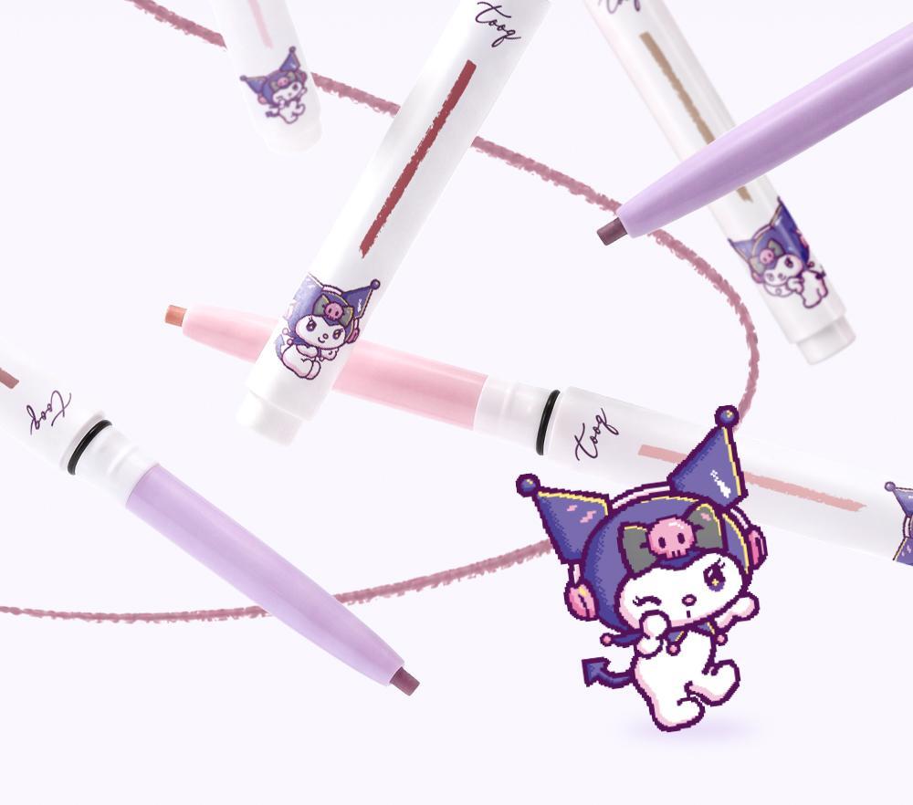 送Kuromi按鍵匙扣✨ Tooq 防水纖細眼線筆+送眼部妝前乳套裝➰| Waterproof Slim Eyeliner