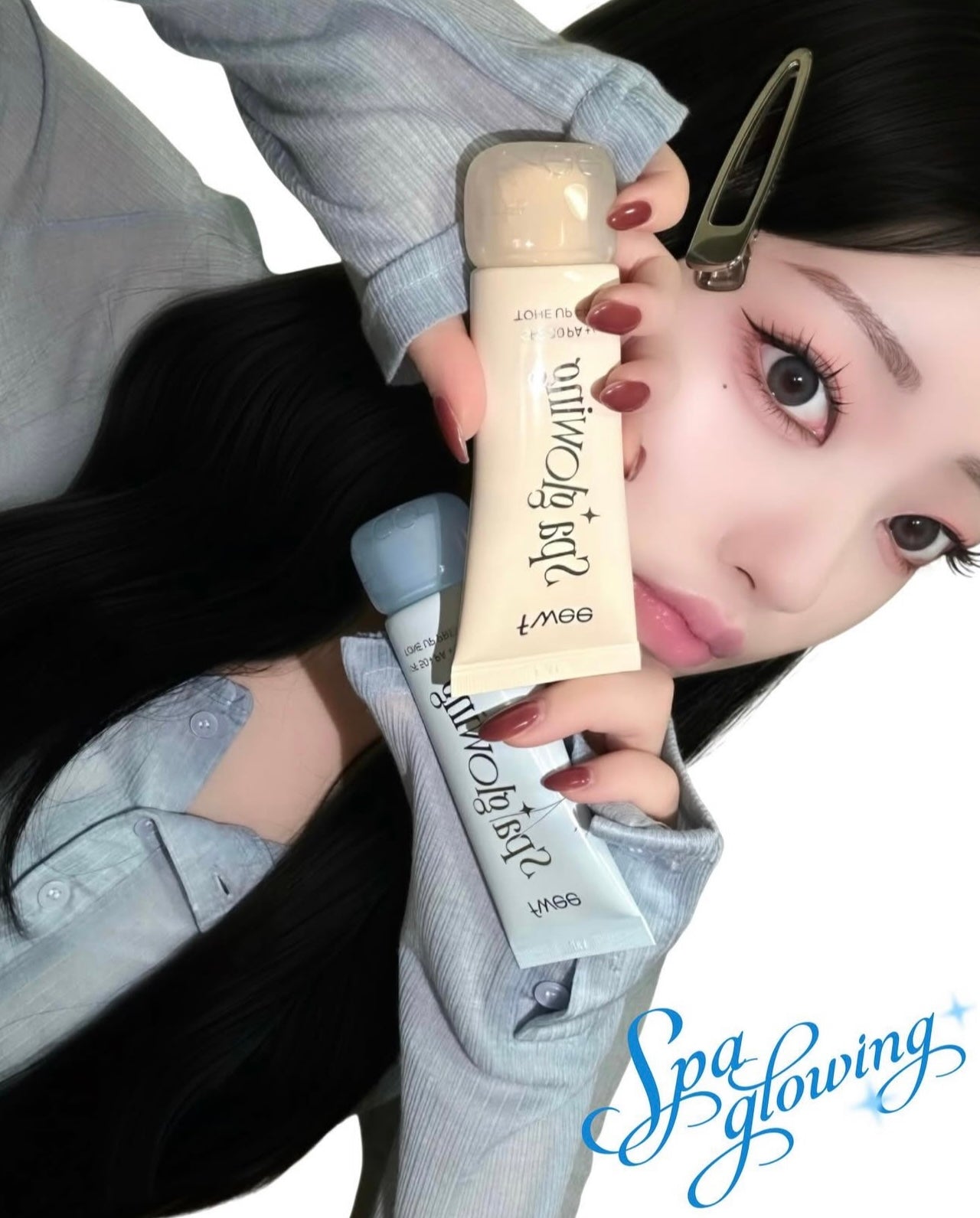 打造素顏光的秘密武器！Fwee Spa Glowing UV Tone-Up Base｜光感防曬調色妝前乳✨