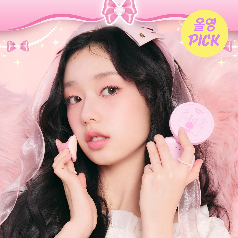 打造全天候柔霧裸肌🫧|Etude x 復刻公主系列果凍控油柔焦定妝粉餅✨| Etude Sebum Soak Jelly Powder Etude