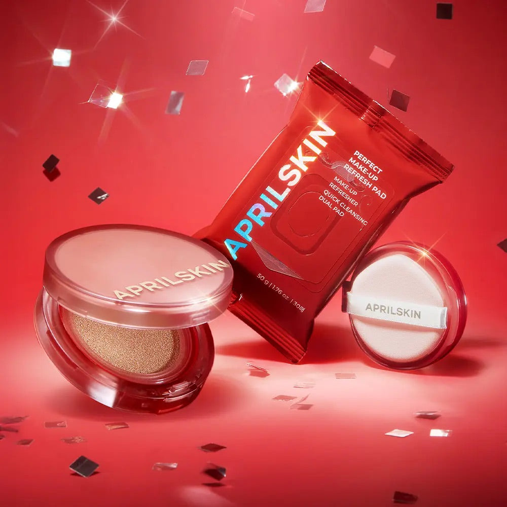 送妝前棉片✨Aprilskin 柔霧無瑕持妝氣墊 Aprilskin Hero Cushion SPF50+/PA+++