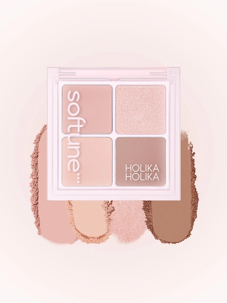 Holika Holika 柔調氛圍四色眼影盤✨| Holika Holika Softune Mood Palette☁️