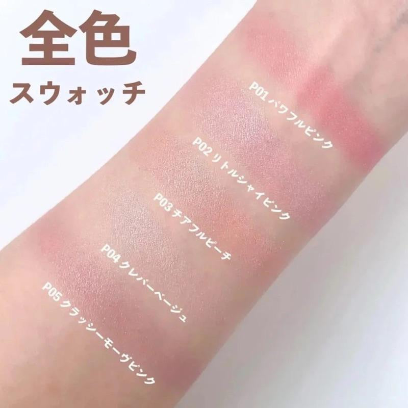 40週年限定新色胭脂🍓Canmake P40thx Powder Cheeks 愛心浮雕透亮珠光胭脂粉