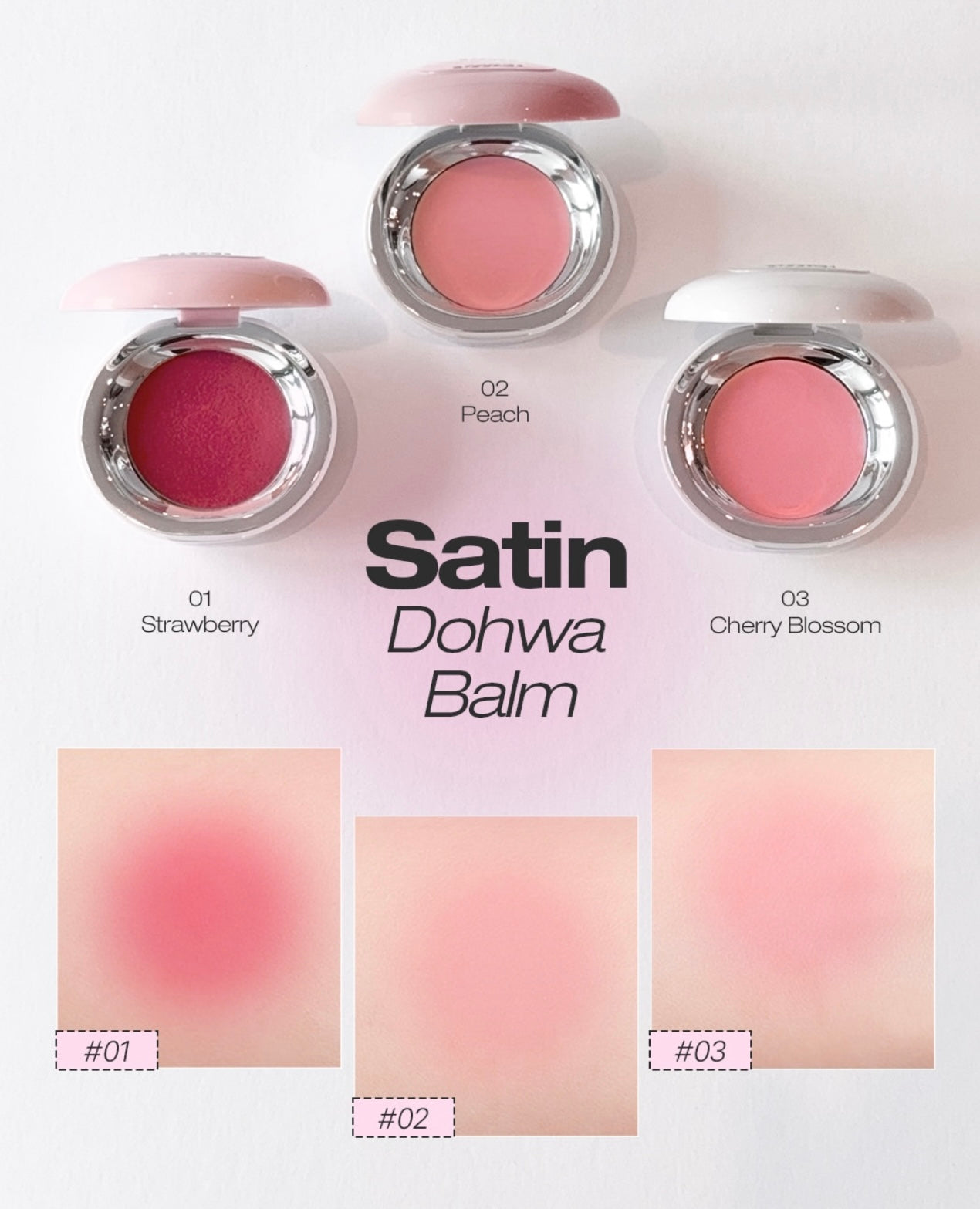 水光柔霧 一抹即融💖| TOOQ 水彩美學多用途水光唇頰霜| TOOQ Satin Dohwa Balm