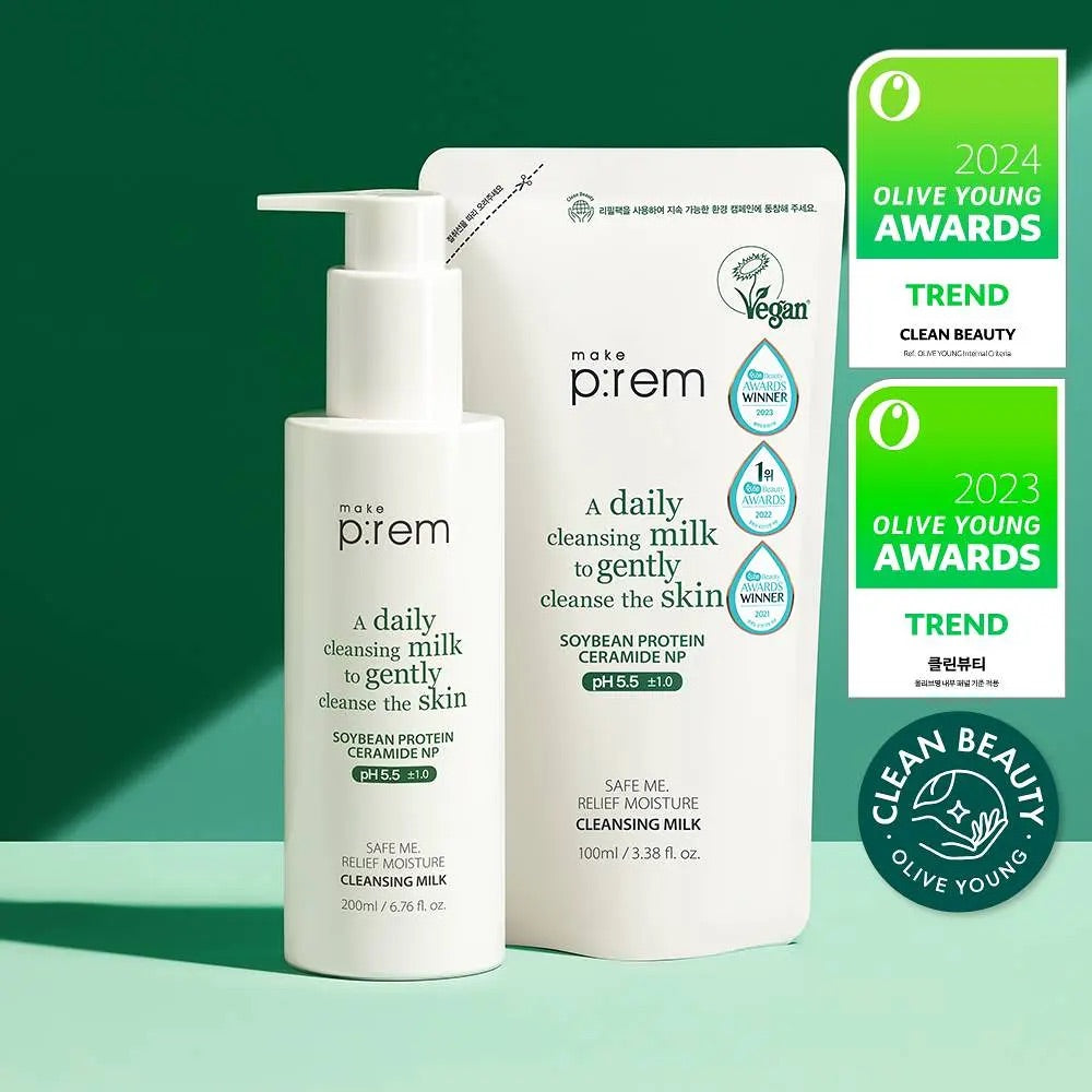 Make Prem 保濕鎮靜氨基酸卸妝潔面乳☁️