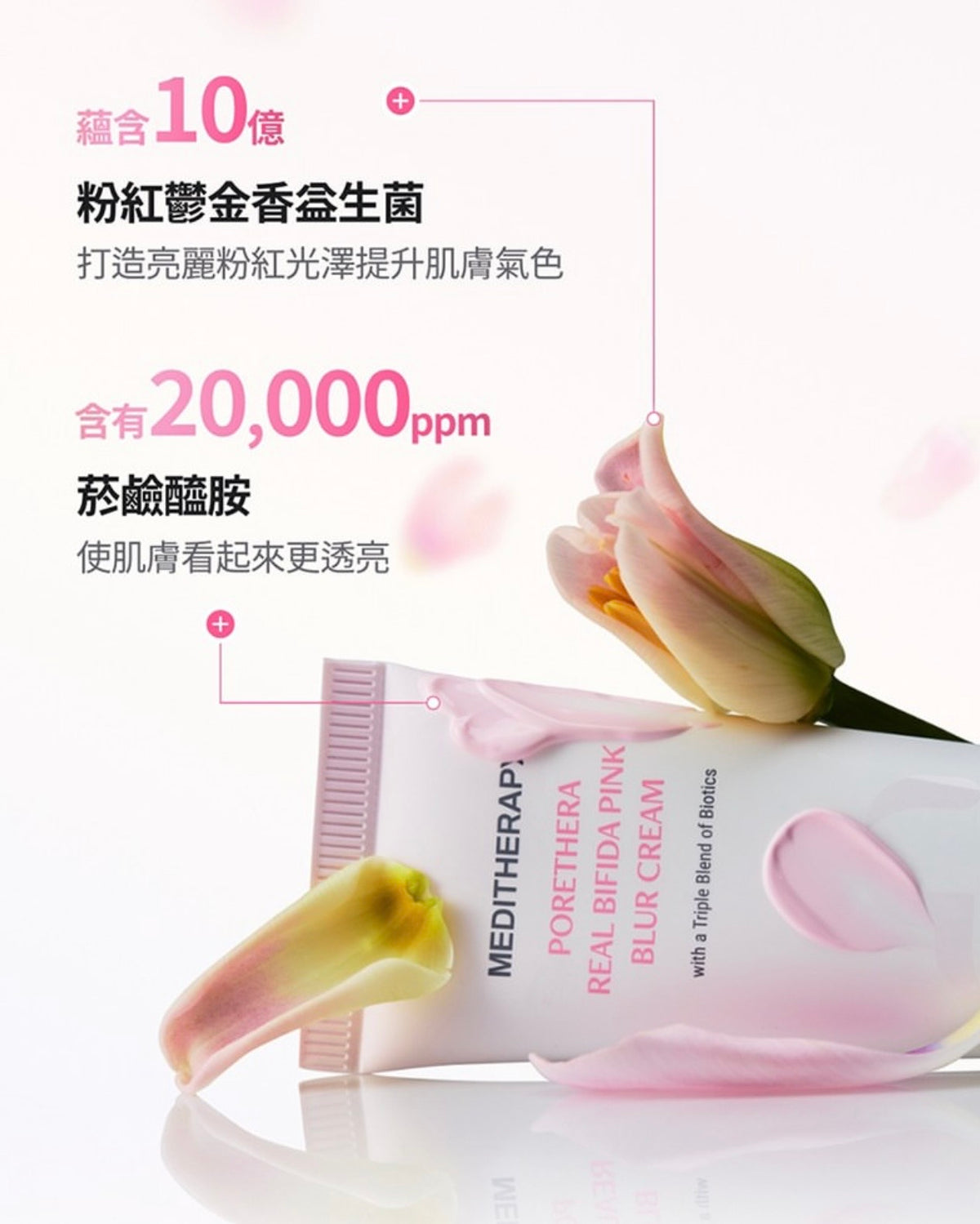 MEDITHERAPY 藍粉酵母毛孔拯救組合MEDITHERAPY 藍酵母毛孔緊緻精華液💧+粉酵母柔焦毛孔提亮分手素顏霜 🌸✨