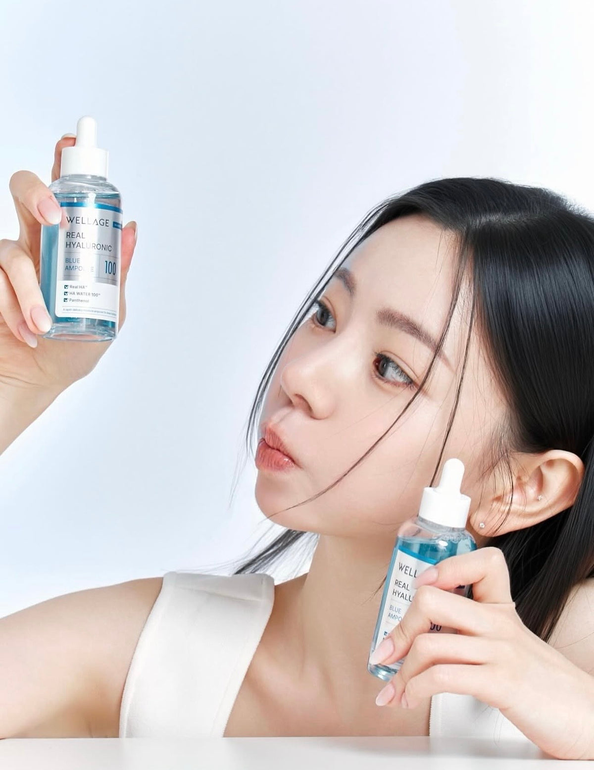 Wellage 100%高濃縮透明質酸保濕精華🫧| Wellage Real Hyaluronic Blue Ampoule💦