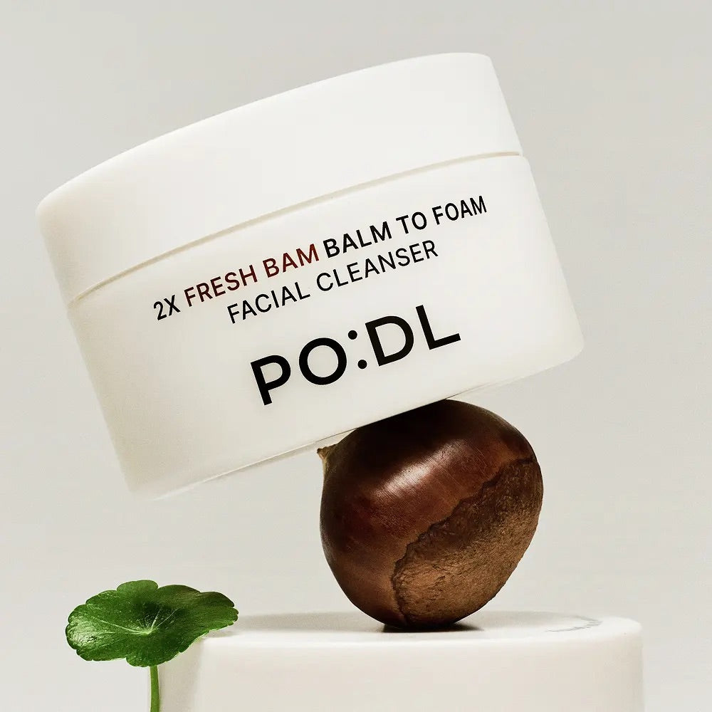 Olive young 4.9高評分⭐️贈送手腕洗面帶PO:DL 2X FRESH BAM Balm to Foam 潔面卸妝膏🫧