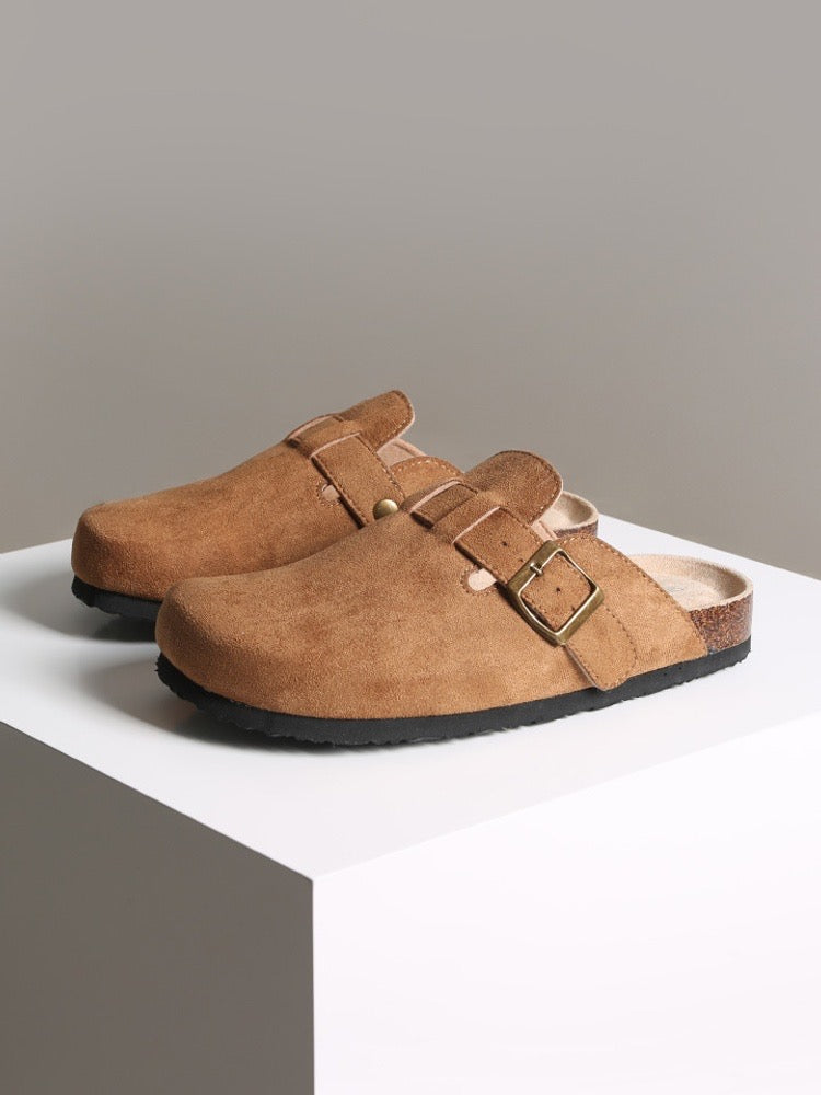 緊急再入庫🔥 韓國品牌SHOOPEN SUEDE CLOG 麂皮穆勒拖鞋