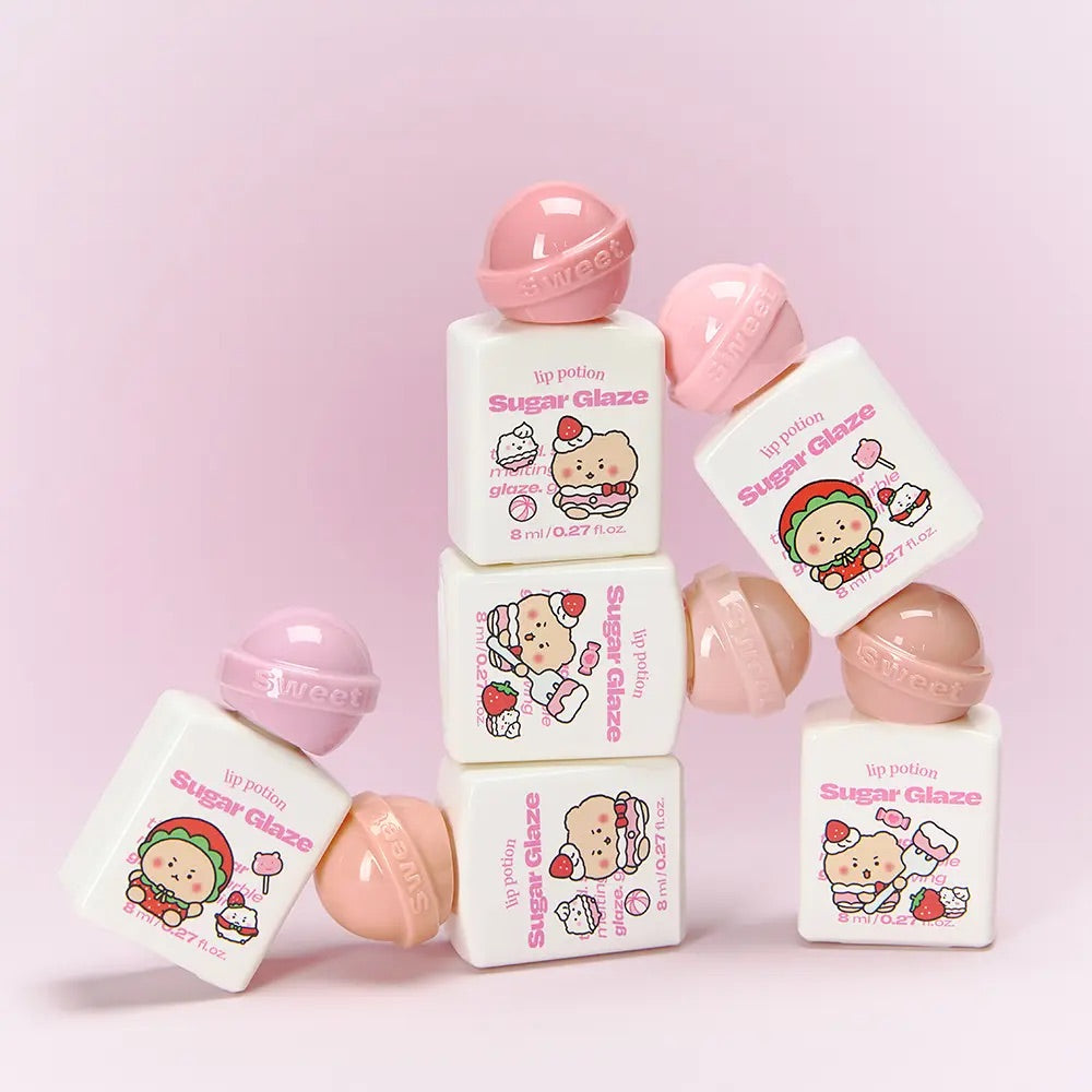 送高光棒✨土豆熊聯名限定💫Alternative Stereo Lip Potion Sugar Glaze  水潤糖霜唇釉甜美登場！