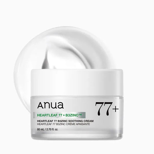 限時優惠$138🌟一抹閉口泛紅全退散 ✨韓國純淨保養品牌🌿 Anua 77% 魚腥草B3鋅舒緩修護霜ANUA HEARTLEAF 77 R3ZINC SOOTHING CREAM
