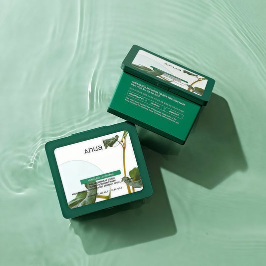Anua心葉爽膚水雙重舒緩抽取式面膜🌿｜敏感肌的安心選擇| Anua Heartleaf Toner Double Soothing Mask
