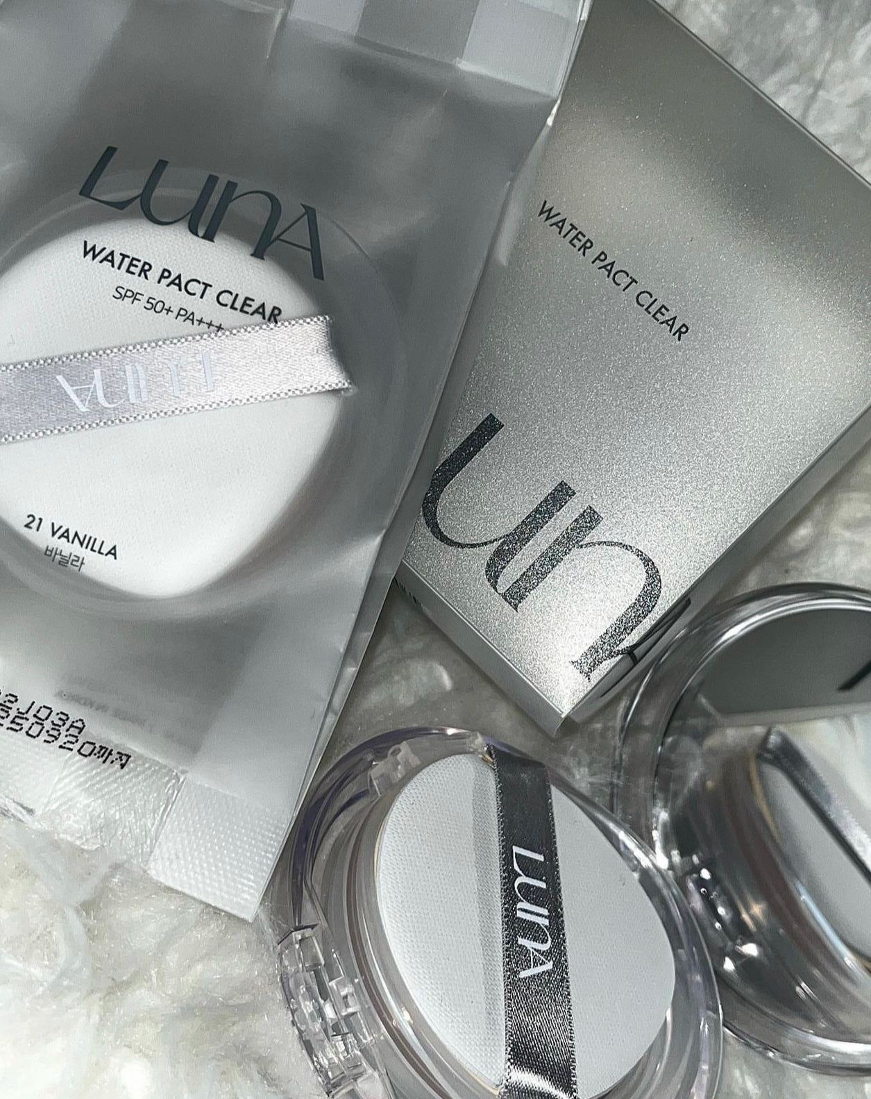 LUNA 水光玻璃感保濕氣墊🤍| LUNA Water Pact Clear Cushion Foundation SPF 50+ PA+++