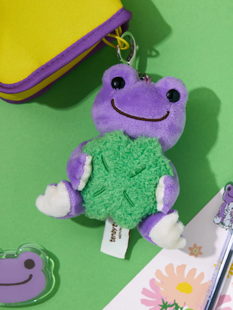 Pickles the frog 8CM CLOVER PLUSH KEYRING💚