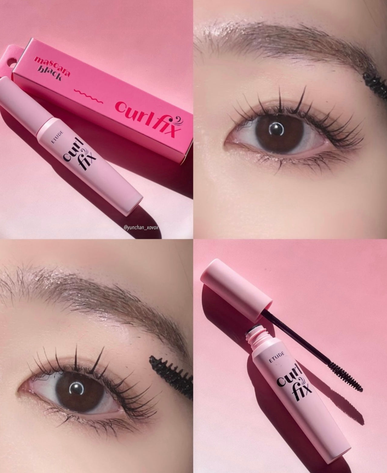 Etude House Curl & Fix 持久捲翹防水睫毛膏套裝👀