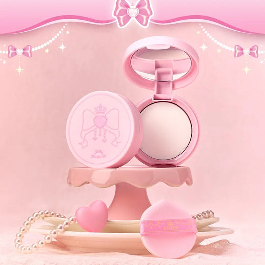 打造全天候柔霧裸肌🫧|Etude x 復刻公主系列果凍控油柔焦定妝粉餅✨| Etude Sebum Soak Jelly Powder Etude