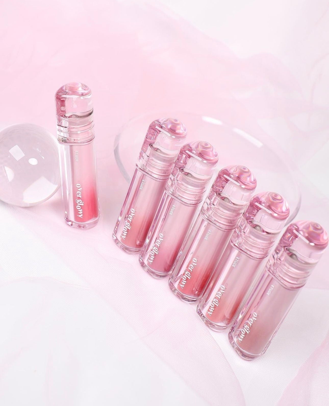 送mini唇釉💫Etude 清透極光彈力光澤唇釉Etude Over Glow Tint💫