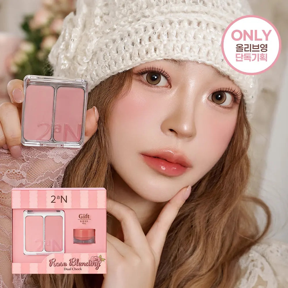 送唇頰膏🌹2aN玫瑰雙效腮紅Dear Rose限定禮盒