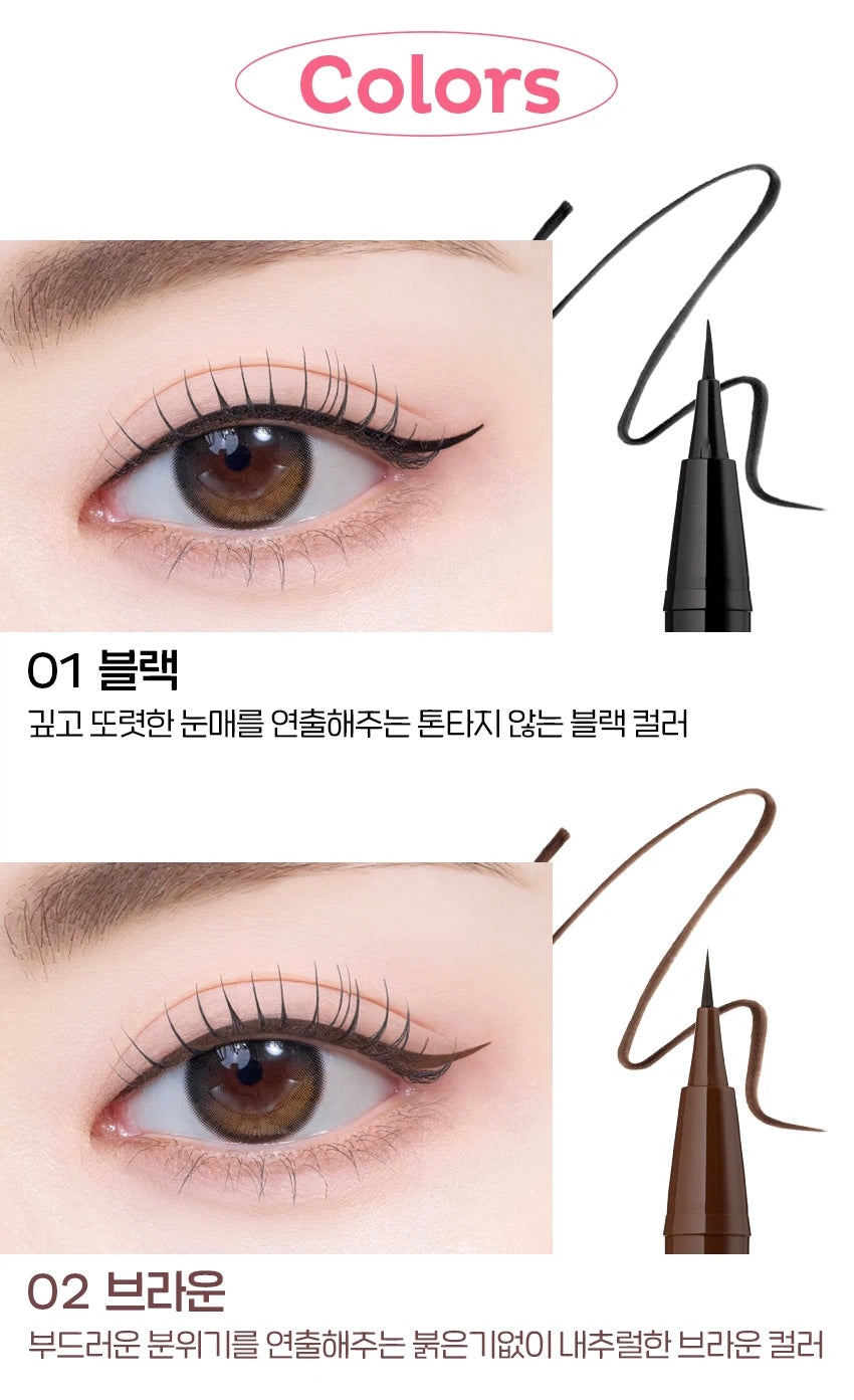 🌟 ETUDE Play 101 極細極顯色防水眼線液筆 💖 Play 101 by ETUDE Super Slim Proof Penliner