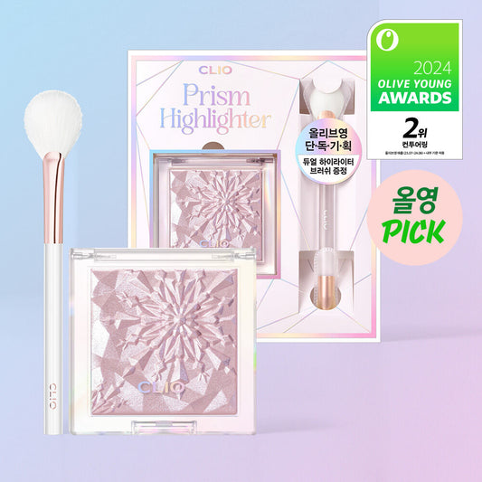 送高光掃✨Clio新雪花高光盤 Prism Highlighter | 絲緞般光澤感