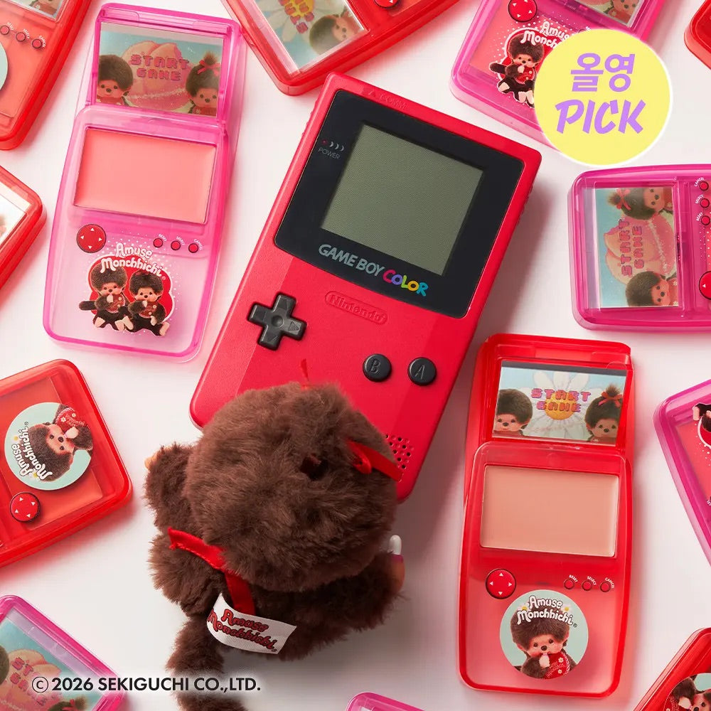Amuse x Monchhichi 🎮復古遊戲機唇頰兩用膏 Lip & Cheek Healthy Balm 討論度最高🔥