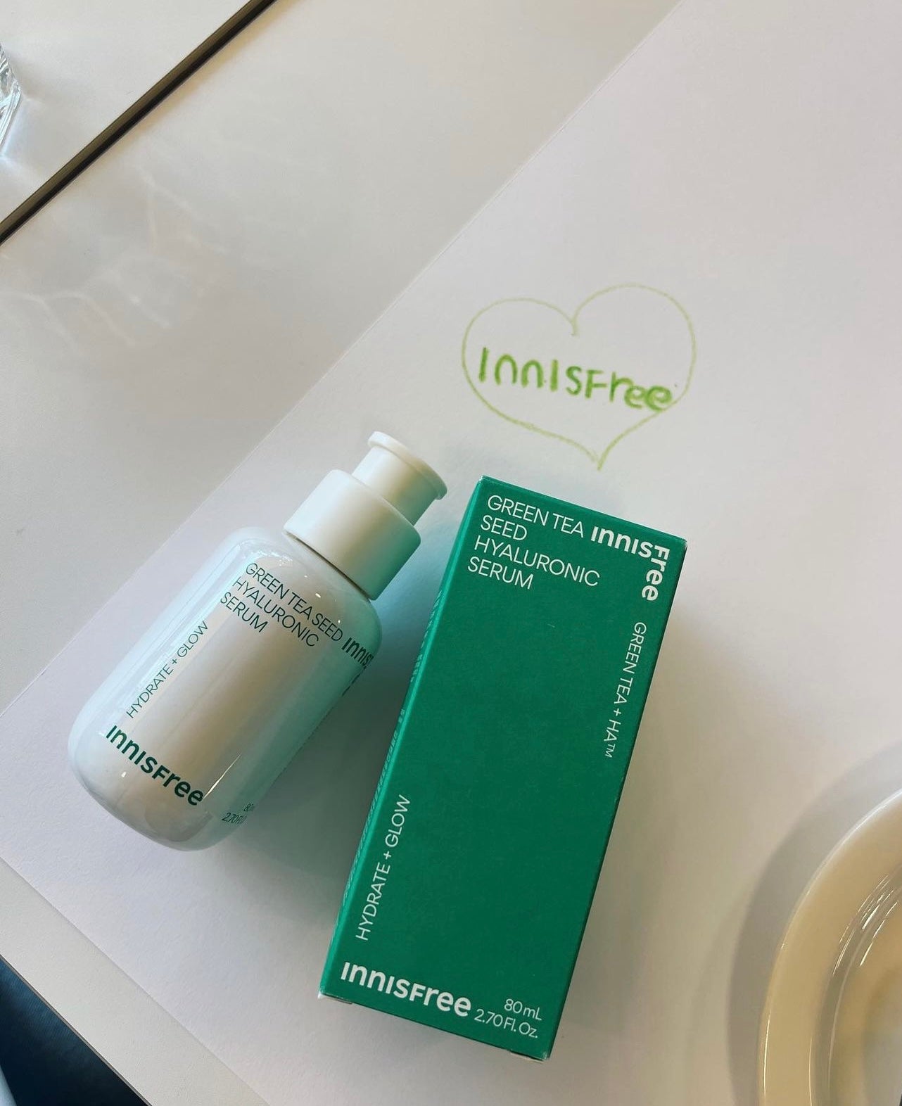 銷售突破3000萬枝⭐️| Innisfree 綠茶籽純素玻尿酸保濕精華🌿| Innisfree Green Tea Seed Hyaluronic Serum