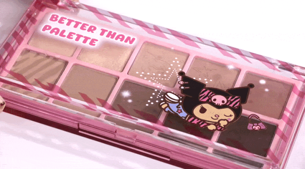 送瀏海貼✨Romand Sanrio Edition Better Than Palette十色眼影盤