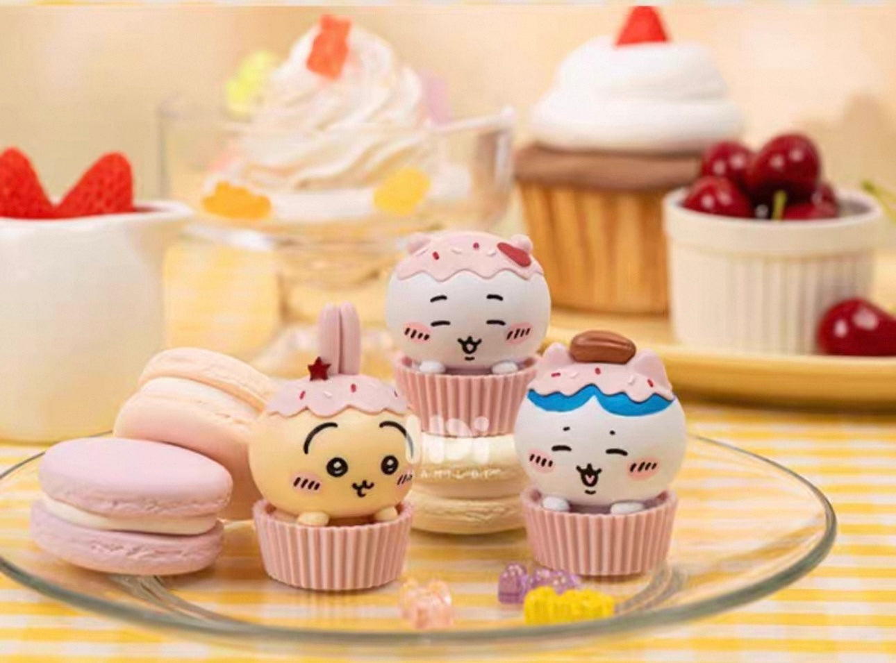 韓國限定🇰🇷chiikawa杯子蛋糕盲盒迷你擺件✨