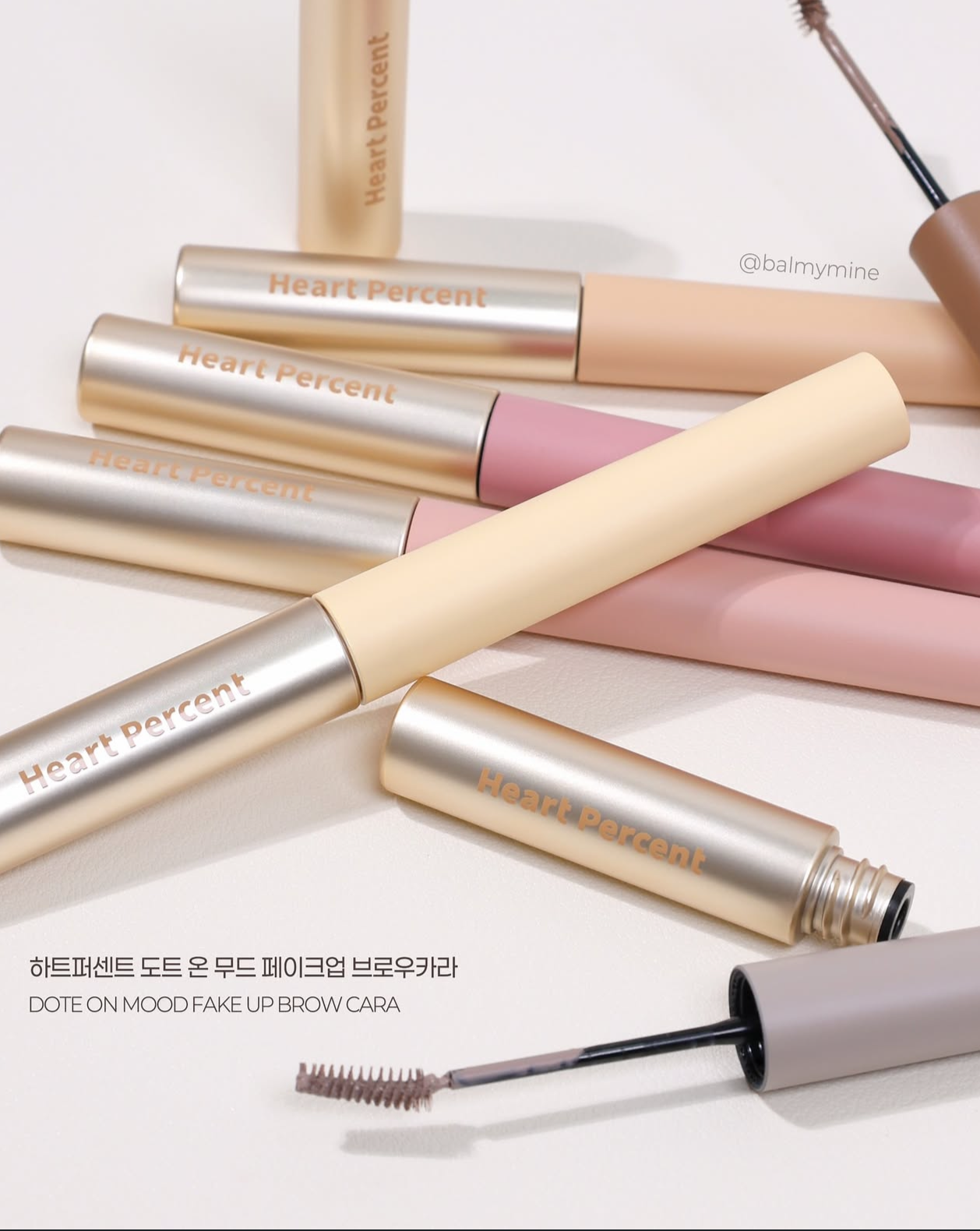 Heart Percent點綴氛圍感染眉膏💘 | Dote On Mood Fake-up Browcara