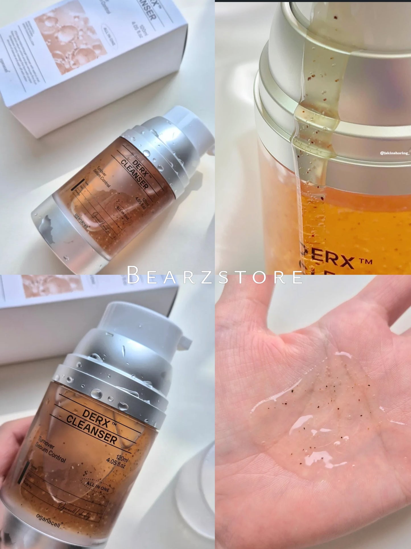 油肌救星 ⭐️Oganacell 高濃度胜肽控油煥膚潔面凝膠 | DERX™ Cleanser Turnover Sebum Control 醫美院線級產品🏥