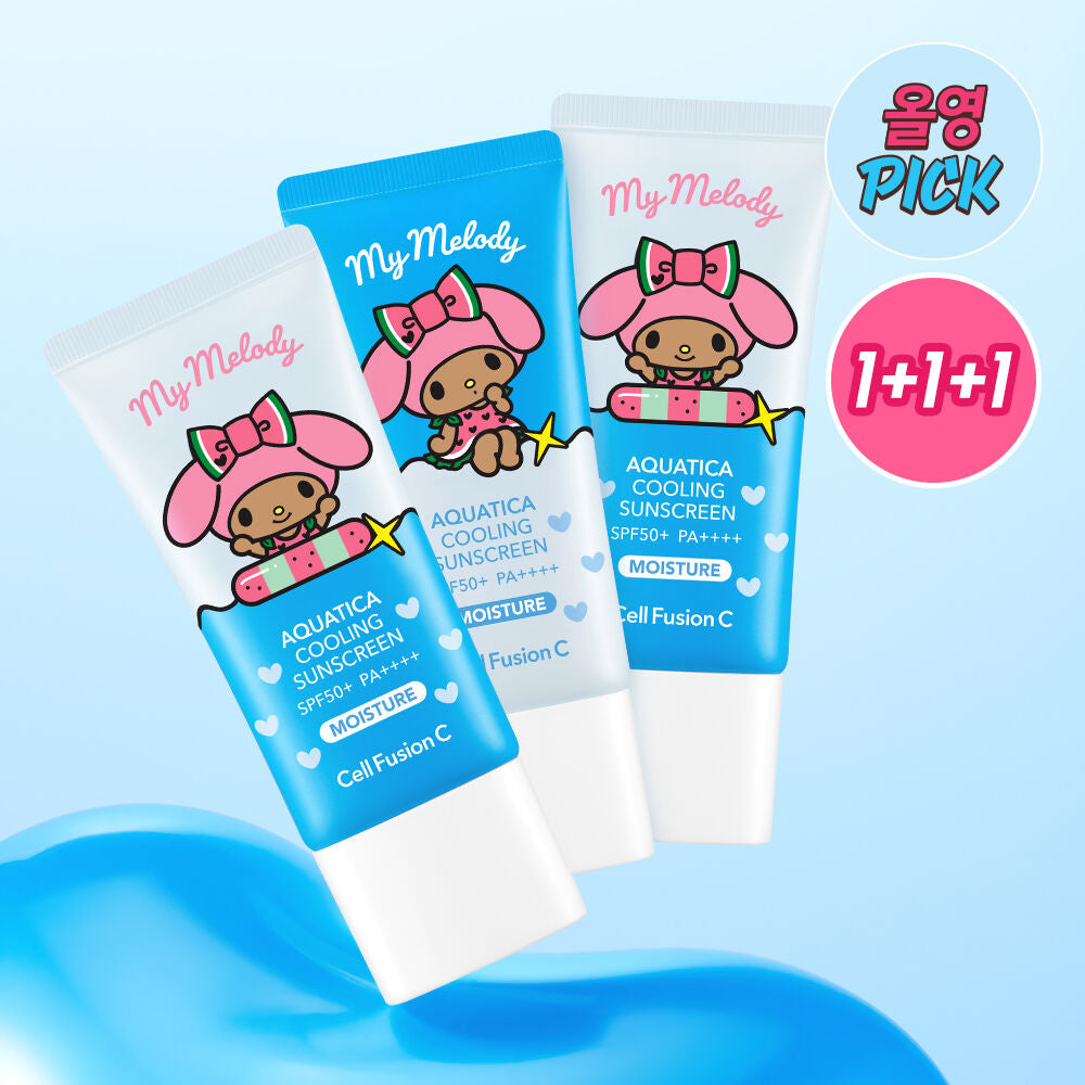 Cell Fusion C x Sanrio 限量版 清爽涼感水潤防曬💦| Cell Fusion C Aquatica Cooling Sunscreen SPF50+ PA++++