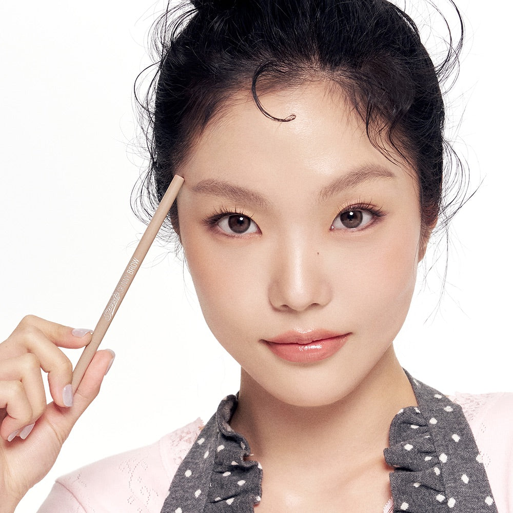 1+1套裝✨Peripera x 土豆熊纖細自然持久雙頭眉筆| Peripera Speedy Skinny Brow SET〰️