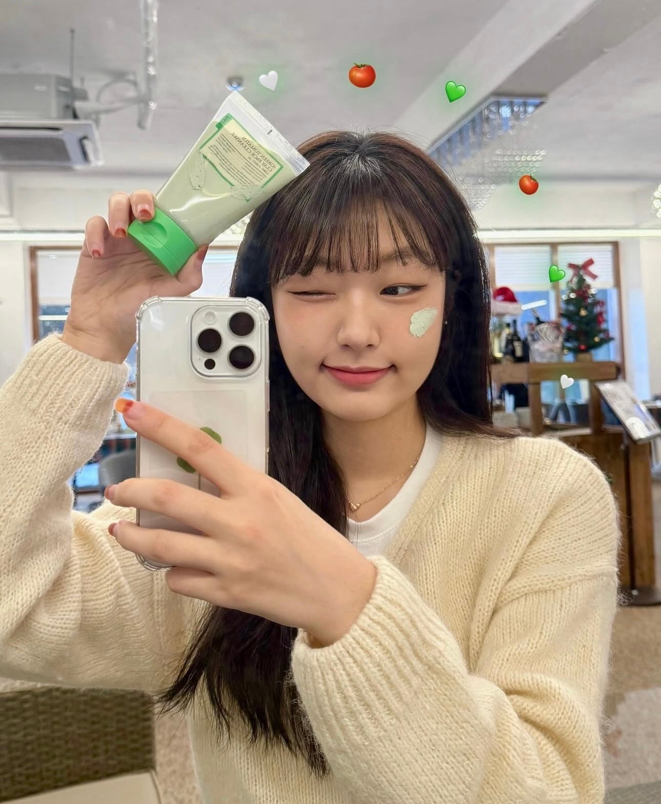 洗面+泥膜2合1💫FULLY & Green Tomato Clay Pack Cleanser綠蕃茄泥膜潔面泥膜🍅 💚