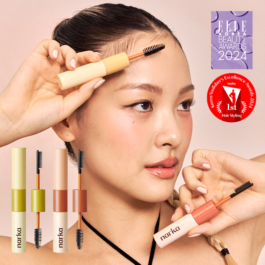 送補充裝🙌🏻韓國熱銷 No.1 ⭐️Olive Young 限定髮際線神器回歸！Narka雙頭碎髮整理頭髮睫毛膏✨