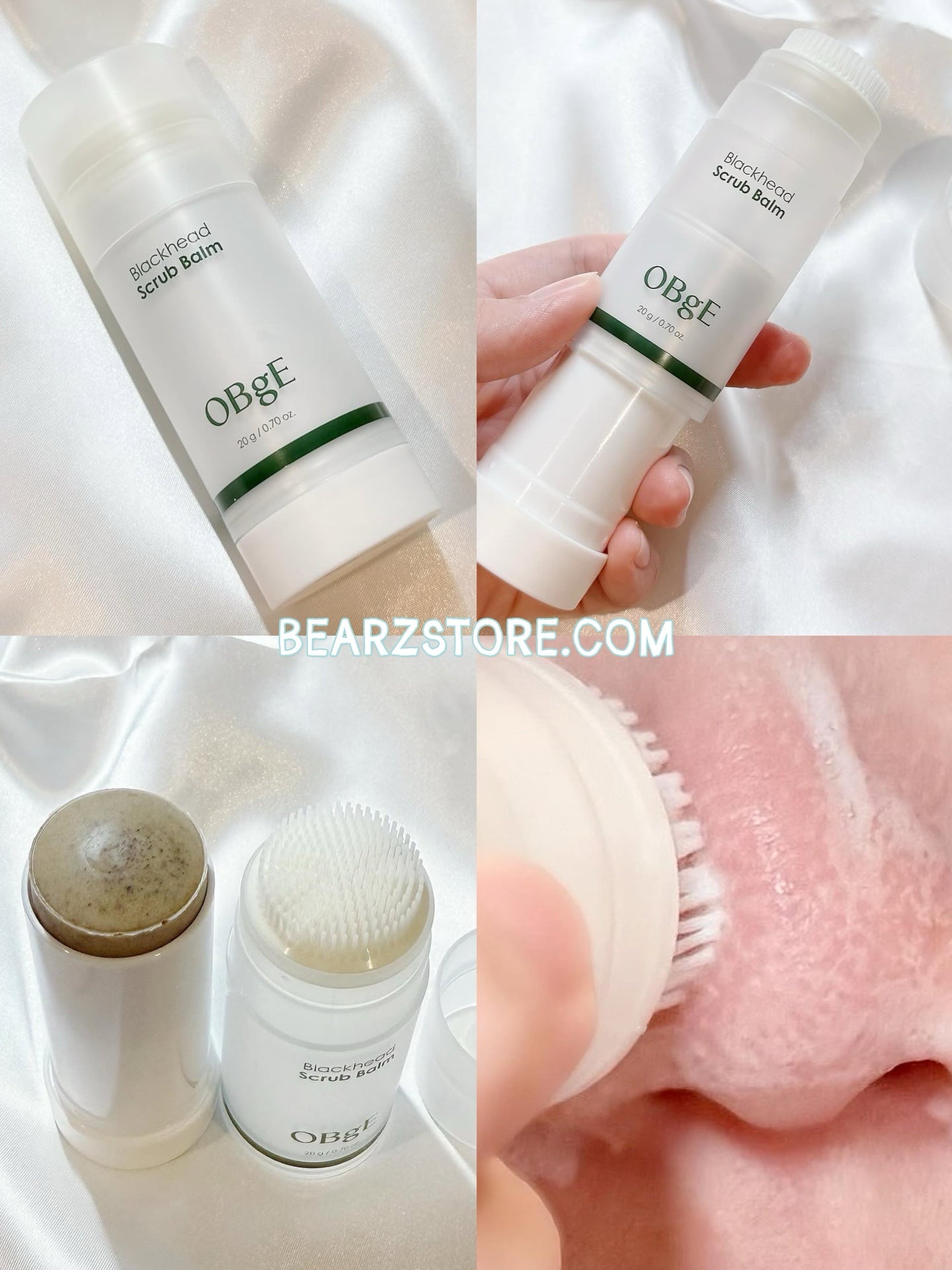 OBgE 黑頭粉刺去角質清潔棒🫧 OBgE Blackhead Scrub Balm✨ 一抹即淨、懶人首選 🚀