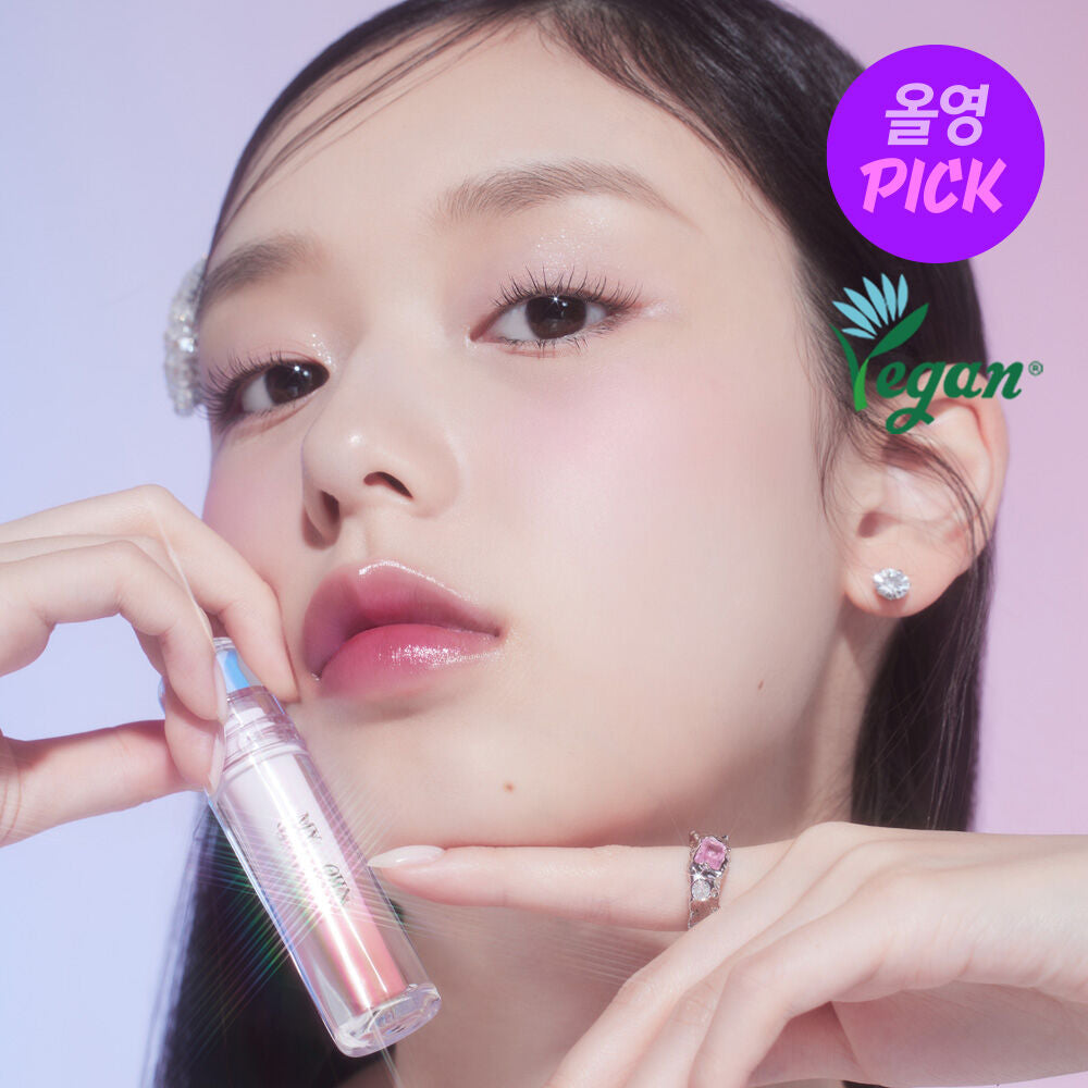 送mini唇釉💫Etude 清透極光彈力光澤唇釉Etude Over Glow Tint💫