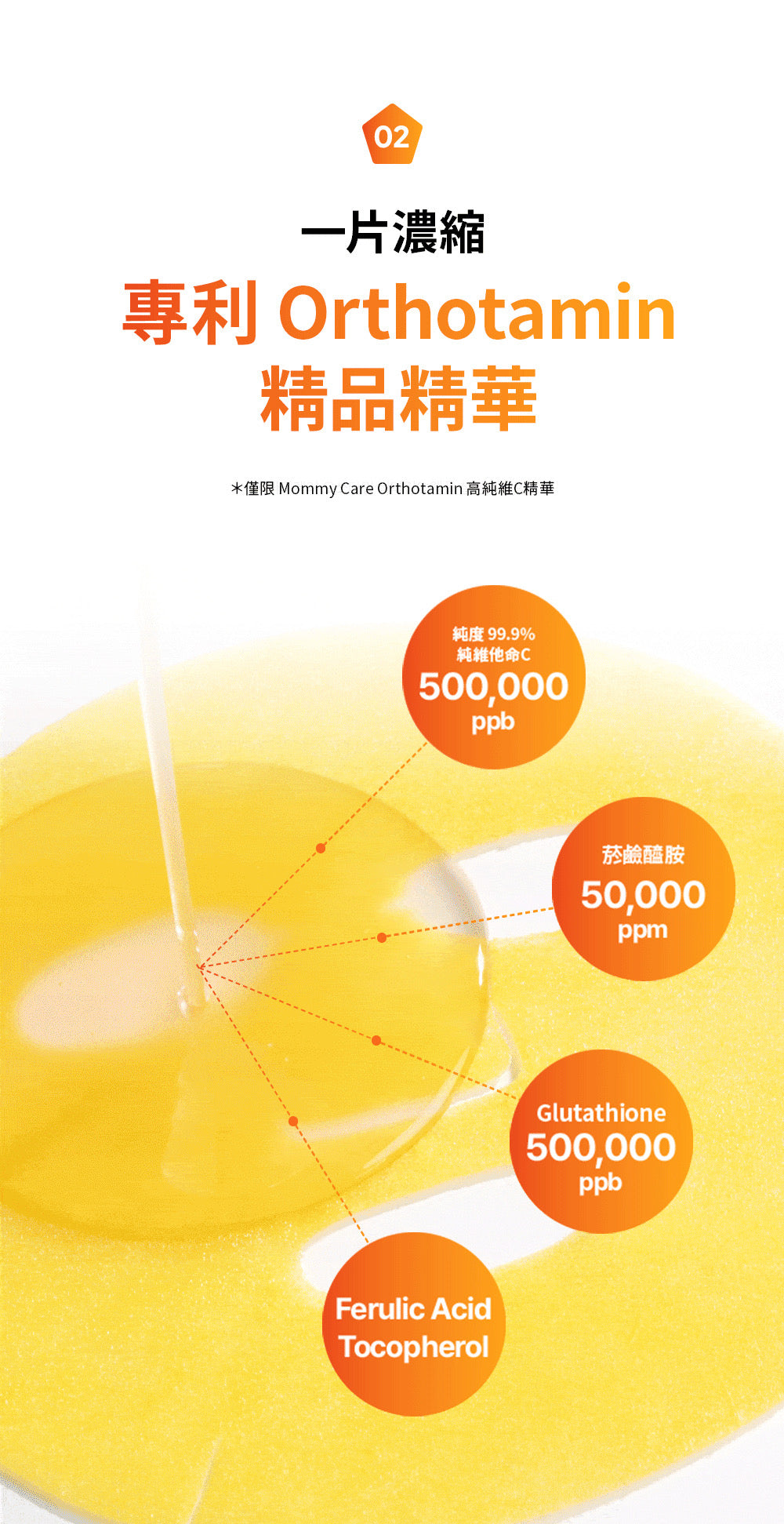 Mommy care⁠ Orthotamin 15%高純維C淡斑美白面膜💙