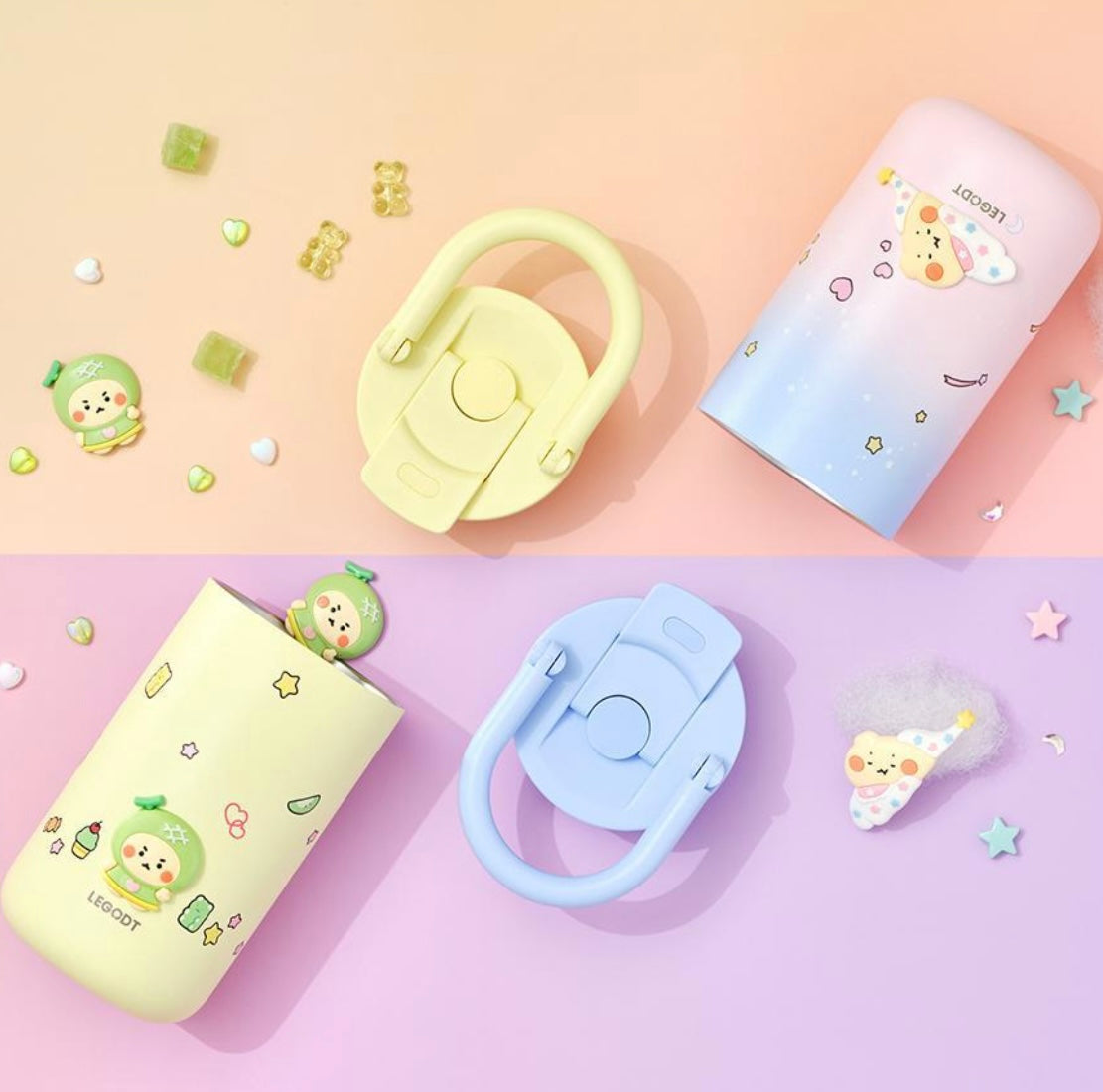 韓國人氣角色土豆熊 × OLIVE YOUNG 冷熱保溫杯LEGODT Loop Tumbler✨